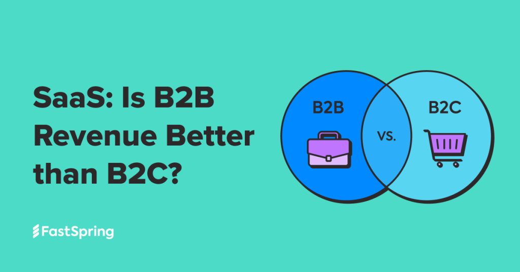 SaaS Is B2B Revenue Better than B2C? FastSpring