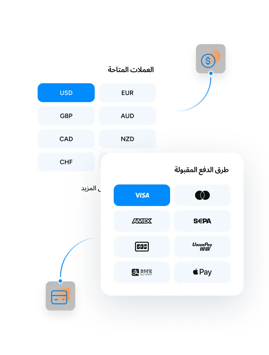 مدفوعات عالمية عبر الإنترنت