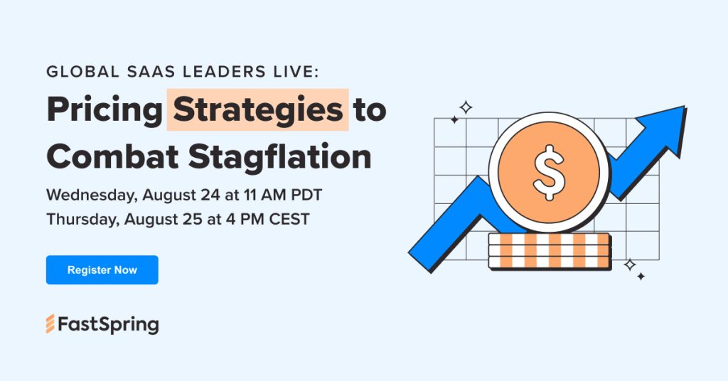 Pricing strategies to combat stagflation. Link to Register for this event happening August 24 11AM PDT and August 25 at 4pm CEST
